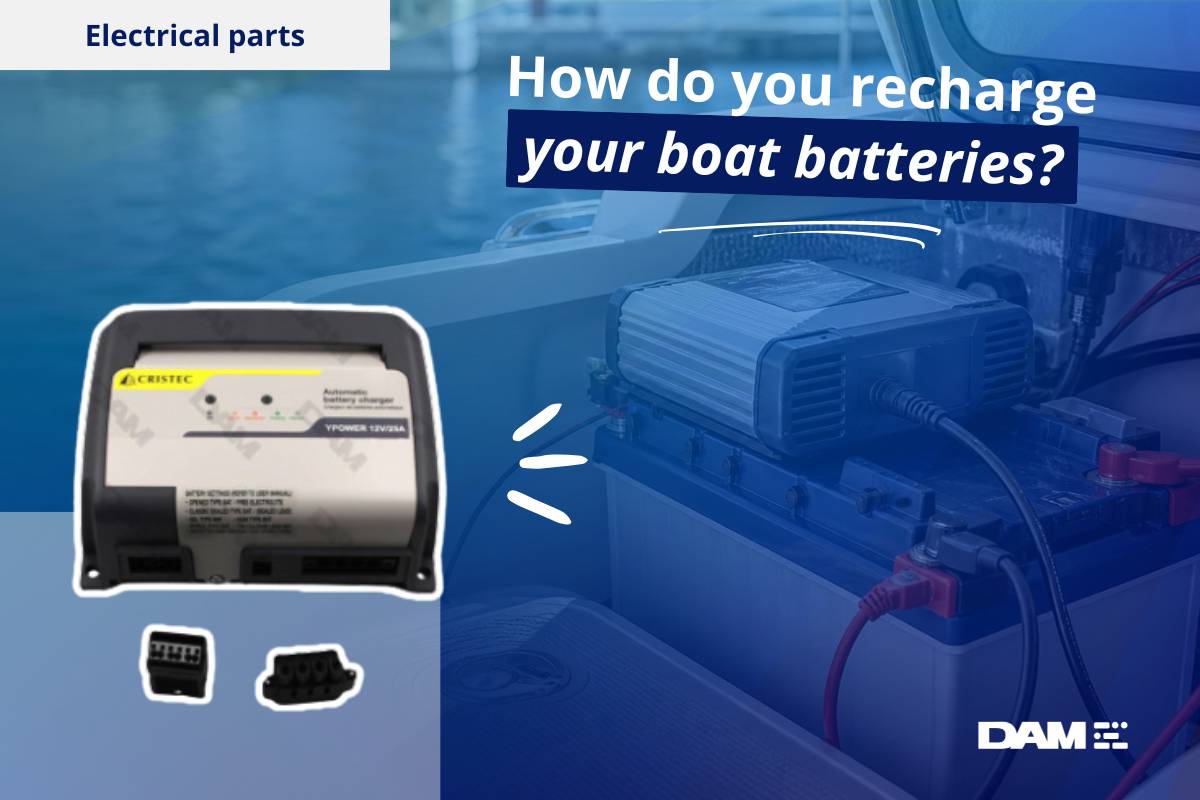 How do you recharge your boat batteries?